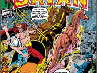 Marvel Spotlight #12 cover; pencils and inks, Herb Trimpe; Son of Satan/Daimon Hellstrom/Ghost Rider