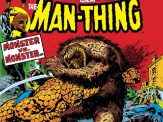 Marvel Two-In-One #1 cover; pencils, Gil Kane; inks, John Romita Sr.; Thing/Man-Thing