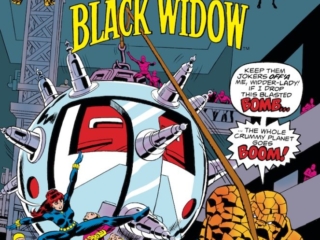 Marvel Two-In-One #10 cover; pencils, Gil Kane; inks, Frank Giacoia; Thing/Black Widow