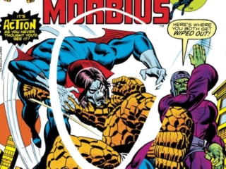 Marvel Two-In-One #15 cover; pencils, Ron Wilson; inks, Al Milgrom Marvel Two-In-One #15 cover; pencils, Ron Wilson Thing/Living Eraser/Morbius