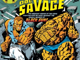 Marvel Two-In-One #21 cover; pencils, Ron Wilson; Thing/Doc Savage