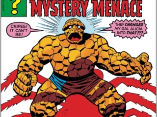 Marvel Two-In-One #31 cover; pencils, Ron Wilson; Thing/Spider-Woman