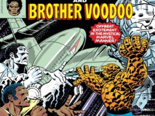 Marvel Two-In-One #41 cover; pencils, Ron Wilson; inks, Joe Sinnott; Thing/Brother Voodoo