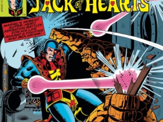 Marvel Two-In-One/Jack of Hearts and Thing #48 cover; pencils and inks, Chic Stone