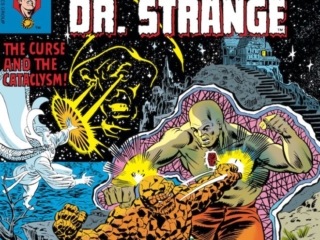 Marvel Two-In-One/Thing and Doctor Strange #49 cover; pencils, Bob Budiansky; inks, Al Milgrom