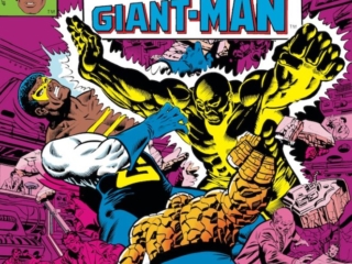 Marvel Two-In-One/Thing and Giant-Man, Black Goliath #55 cover; pencils, Keith Pollard inks, Joe Sinnott