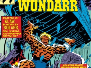 Marvel Two-In-One/Thing and Wundarr #57 cover; pencils, George P&eacute;rez; inks, Al Milgrom