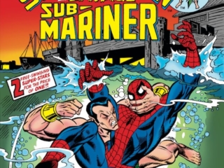 Marvel Team-Up #14 cover; pencils, Gil Kane; inks, Frank Giacoia; Spider-Man/Namor/Sub-Mariner