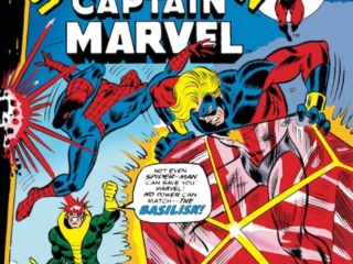 Marvel Team-Up #16 cover; pencils, John Romita Sr.; Spider-Man/Captain Marvel/Mar-Vell