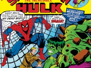Marvel Team-Up #27 cover; pencils and inks, Jim Starlin; Spider-Man/Incredible Hulk