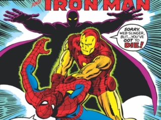 Marvel Team-Up #49 cover; pencils, John Romita Sr.; inks, Aubrey Bradford Marvel Team-Up #49 cover; pencils, John Romita Sr.; inks, Aubrey Bradford; Iron Man/Spider-Man