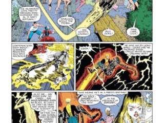 New Mutants Special Edition #1, pg. 11; pencils, Arthur Adams; inks, Terry Austin; Storm, Cannonball, Magik, Warlock