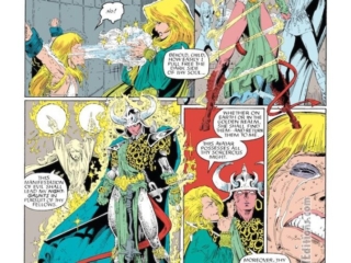 New Mutants Special Edition #1, pg. 33; pencils, Arthur Adams; inks, Terry Austin; Magik