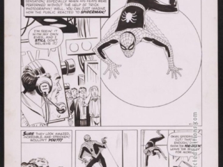 Amazing Fantasy #15, pg. 8, original art by Steve Ditko, Spider-Man, Stan Lee, first appearance, Library of Congress