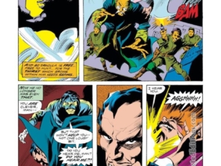 Tomb of Dracula #13, pg. 5, art by Gene Colan and Tom Palmer. From Marvel Masterworks: Tomb of Dracula Vol. 2 HC.