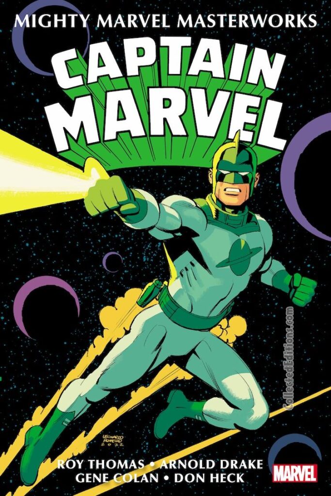Mighty Marvel Masterworks: Captain Marvel Vol. 1 GN-TPB cover art by Leonardo Romero