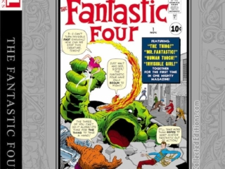 Marvel Masterworks: Fantastic Four Vol. 1 HC - regular edition cover art from 2023 back-to-press edition