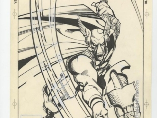Thor #337 original cover art by Walter Simonson