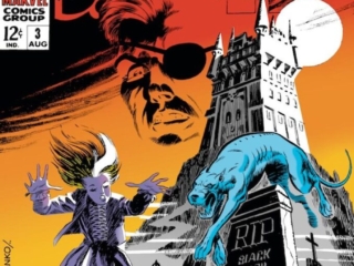 Nick Fury, Agent of S.H.I.E.L.D. #3 cover; pencils and inks, Jim Steranko; alterations, John Romita Sr., Black Hugh Ravenlock, Rachel