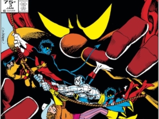 Nightcrawler #3 cover; pencils and inks, Dave Cockrum; Bamf