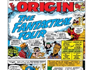 Not Brand Echh #7, pg. 2, &ldquo;The Origin of the Fantastical Four" by Stan Lee, Jack Kirby and Marie Severin; Marvel Age satire, parody, humor magazine