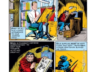 Not Brand Echh #9, pg. 29, &rdquo;How To Be A Comic Book Artist!" by Marie Severin