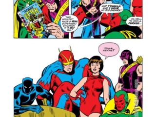 Not Brand Echh #12, pg. 31, &ldquo;The Revengers" by Roy Thomas, Tom Sutton and John Buscema; Avengers