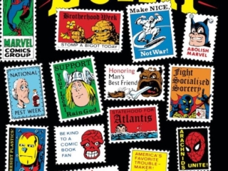 Not Brand Echh #13 cover; pencils and inks, Marie Severin; Marvel Age humor, parody, satire, last issue, final, Stamp Out Trading Stamps