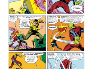 Nova #12, pg. 12; layouts, Sal Buscema; pencils and inks, Frank Giacoia; Amazing Spider-Man crossover, photon
