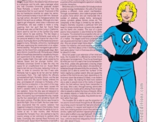 The Official Handbook of the Marvel Universe #5, pg. 25, Invisible Girl entry; OHOTMU