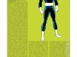 The Official Handbook of the Marvel Universe #7, pg. 15, Mister Fantastic entry; OHOTMU