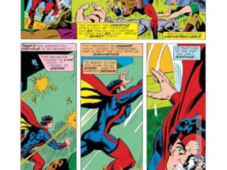 Omega the Unknown #6, pg. 2; layouts, Jim Mooney; pencils and inks, Mike Esposito