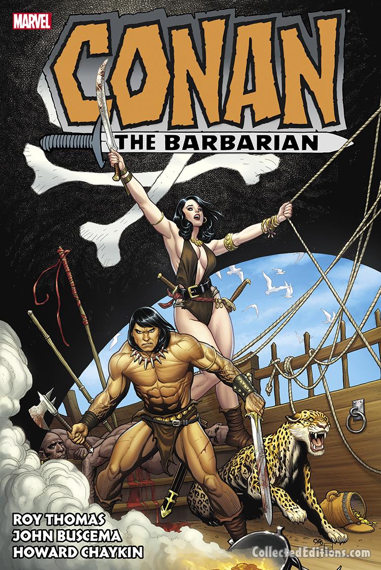 Conan the Barbarian: The Original Marvel Years Vol. 3 HC – Regular Edition (Frank Cho) dustjacket cover, Bêlit
