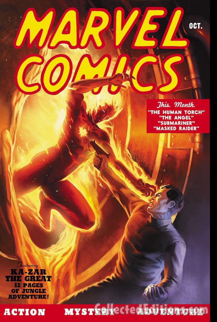 Golden Age Marvel Comics Omnibus Vol. 1 – Regular Edition (First print, Jelena Kevic Djurdjevic) cover