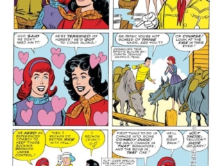 Patsy and Hedy #90. &ldquo;The Dude Ranch Romance&rdquo;, pg. 2; pencils, Al Hartley; inks, Sol Brodsky