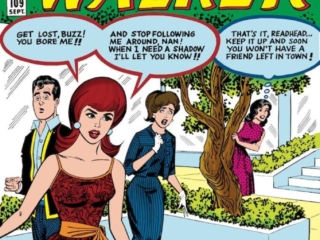 Patsy Walker #109 cover; pencils and inks, Al Hartley; Get Lost Buzz, Nan, Patsy&rsquo;s Troublesome Twin