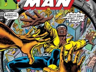 Power Man #42 cover; pencils, Ed Hannigan; inks, uncredited