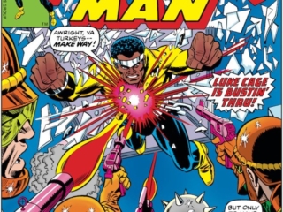 Power Man #44 cover; pencils, Gil Kane; inks, Frank Giacoia; Luke Cage