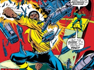 Power Man Annual #1 cover; pencils and inks, Dave Cockrum; Luke Cage/Moses Magnum