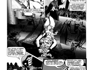 Rampaging Hulk #9. Shanna in &ldquo;The Wrath of Raga-Shah!&rdquo;, pg. 15: pencils and inks, Tony DeZuniga
