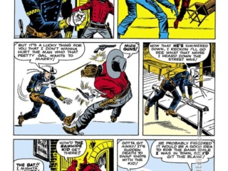 Rawhide Kid #25; &ldquo;The Bat Strikes!&rdquo;, pg. 5; pencils, Jack Kirby; inks, Dick Ayers; Marvel August 1961 Omnibus