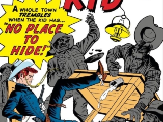 Rawhide Kid #23 cover; pencils, Jack Kirby; inks, Dick Ayers; No Place to Hide