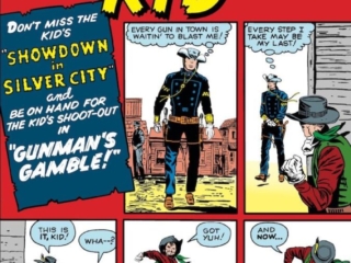 Rawhide Kid #24 cover; pencils, Jack Kirby; inks, Dick Ayers; Showdown in Silver City; Gunman's Gamble