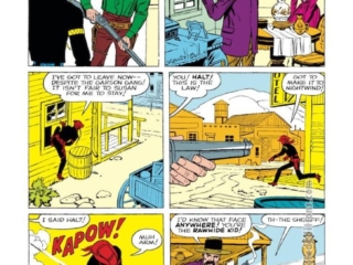Rawhide Kid #19, &ldquo;Gun Duel in Trigger Gap!&rdquo;, pg. 6; pencils, Jack Kirby; inks, Dick Ayers; The Garson Gang, Susan, Nightwind