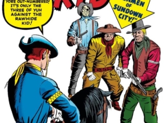 Rawhide Kid #21 cover; pencils, Jack Kirby; inks, Dick Ayers