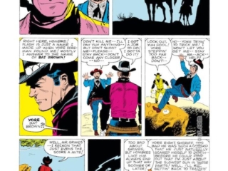 Rawhide Kid #21, &ldquo;The Gunslinger!&rdquo;, pg. 5; pencils and inks, Don Heck; Mr. Grimes, Bat Brown, Western backup story, Marvel Comics