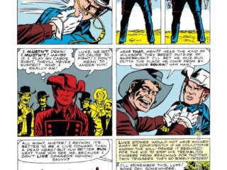 Rawhide Kid #23, &ldquo;A Place to Hide!&rdquo;, pg. 4; pencils and inks, Paul Reinman; Luke Stokes