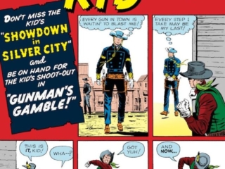 Rawhide Kid #24 cover; pencils, Jack Kirby; inks, Dick Ayers; Showdown in Silver City; Gunman's Gamble