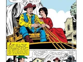 Rawhide Kid #24, &ldquo;The Man Without a Gun!&rdquo;, pg. 1; pencils and inks, Dick Ayers