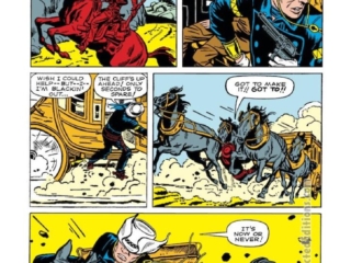 Rawhide Kid #24, &ldquo;Showdown in Silver City!&rdquo;, pg. 5; pencils, Jack Kirby; inks, Dick Ayers, Johnny Bart, Stagecoach